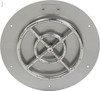 18" Round Stainless Steel Flat Pan (1/2" Nipple) top with burner