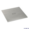 Stainless Steel Cover for (SS-SQP-30) 30" Square Drop-In Fire Pit Pan