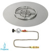 36" Round Flat Pan with Match Light Kit (18" Ring) - Propane