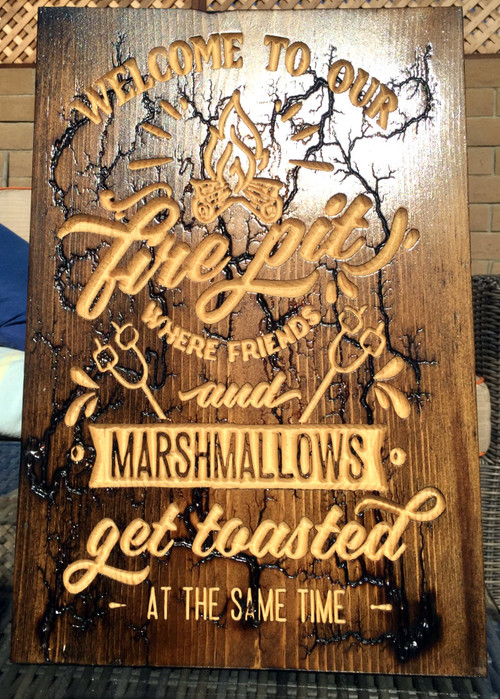 Signs American Wooden Flag Signs Outdoor Fire Features