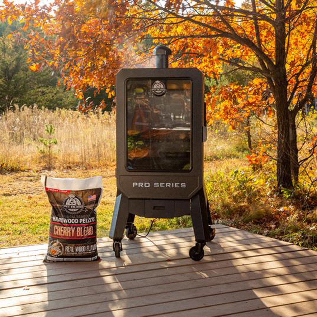 Pellet pro shop vertical smoker