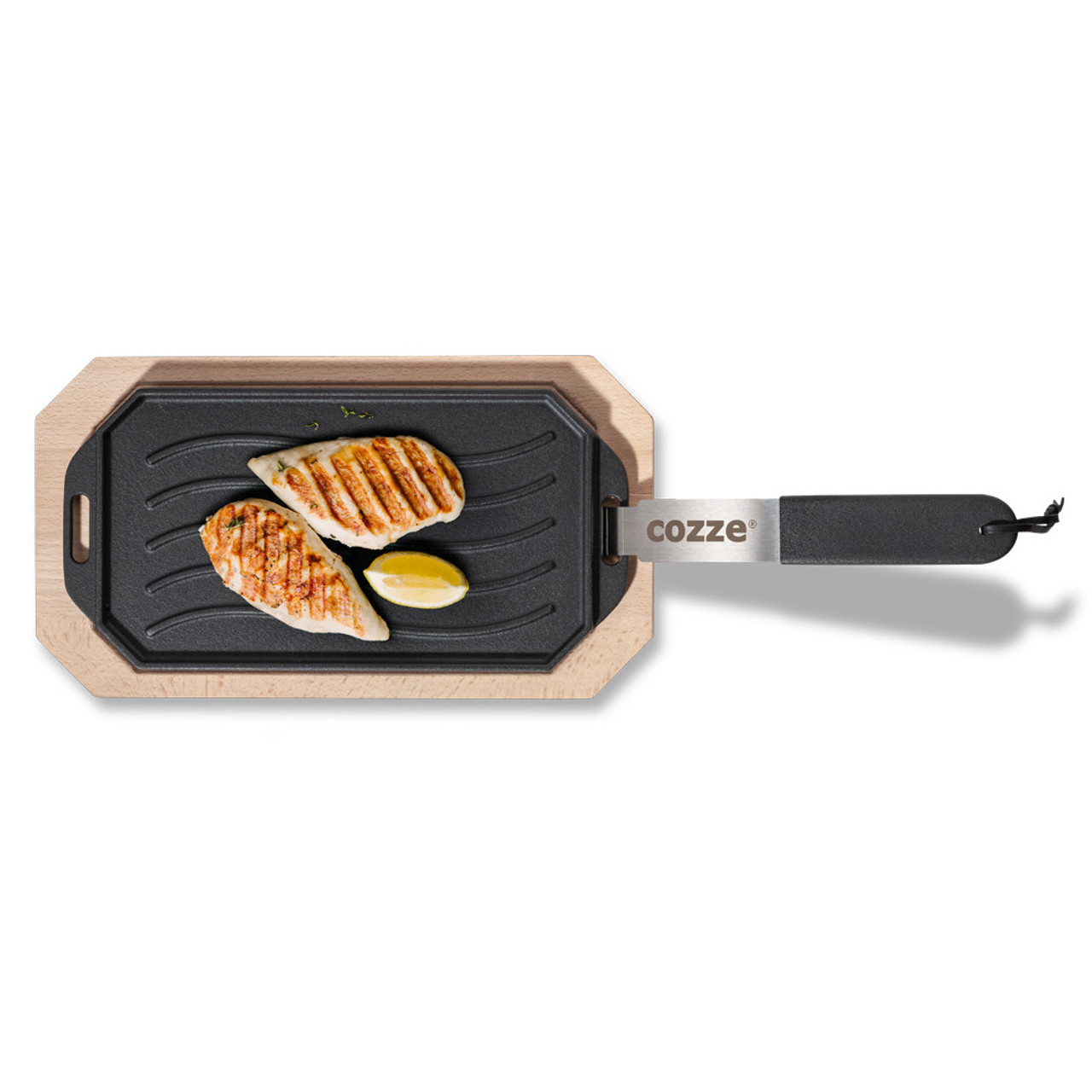  ooni Dual-Sided Grizzler Plate - Reversible Cast Iron