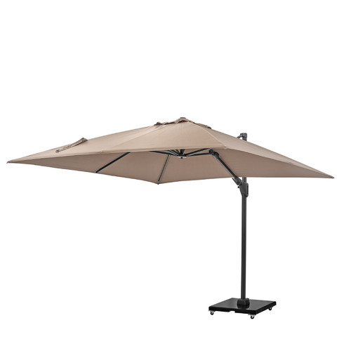 Oude tijden Cyclopen Tijd Challenger T2 Cantilever Parasol Square 3m Taupe | Qubox