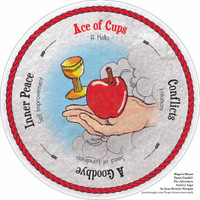 1 (Ace) of Cups - the round Hope's Heart Tarot™ deck