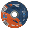 Tiger® Zirc 5" X 0.045 X 7/8" Arbor Type 27 High Performance Cutting Wheel