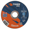 Tiger® Zirc 4-1/2" X 0.045 X 7/8" Arbor Type 1 High Performance Cutting Wheel