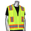PIP Yellow/Lime Type R Class 2 Two-Tone Surveyor Safety Vest with Eleven Pockets