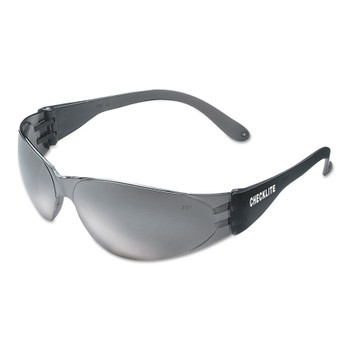 MCR Safety Checklite® CL117 Safety Glasses - Smoke Temples - Silver Mirror Lens