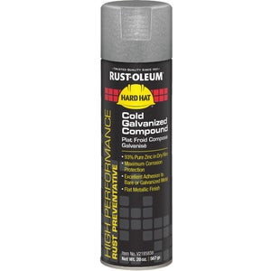 Professional 15 oz. Rust Preventative Flat Cold Galvanizing Spray Paint
