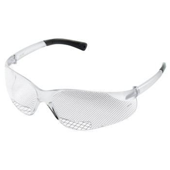 BearKat® BKH10 Reader Safety Glasses - Clear Temples - Clear Bifocal Lens - 1.0 Diopter