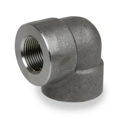 1/2 in. NPT Threaded - 90 Degree Elbow - 2000# Forged Carbon Steel Pipe Fitting - ASTM A105N