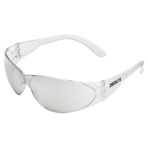 MCR Safety Checklite® CL119 Safety Glasses - Clear Temples - Indoor/Outdoor Mirror Lens