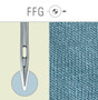 18 134 Titanium Ball Point Needle FFG