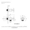 วาล์วเปิด-ปิดน้ำ KOHLER Valve K-R12066X-3-BL