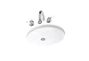 อ่างล้างหน้า แบบฝังใต้เคาน์เตอร์ รุ่น แคกซตั้น 17"  KOHLER Caxton  K-2210X-0