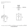 ชุดฝาครอบและวาล์ว ฝังกำแพงแบบน้ำร้อน-น้ำเย็น รุ่นคอนเทมโพรารี่ KOHLER Modulo K-99724T-B4-CP
