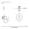 ชุดฝาครอบและวาล์ว 2 ทางฝังกำแพง แบบน้ำร้อน-น้ำเย็น รุ่นออกานิค KOHLER Modulo K-99721T-B4-CP