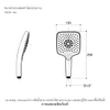 ฝักบัวสีทอง สายน้ำ 3 แบบ รุ่นเรนดูเอท KOHLER Rainduet K-97009X-BV