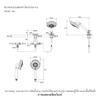 ชุดวาล์วปรับทางน้ำพร้อมฝักบัวสายอ่อน รุ่นเมมมัวร์ KOHLER Memoirs K-72663T-CP