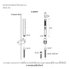 ฝักบัว สายน้ำ 2 แบบ พร้อมสายอ่อนและขอแขวน รุ่นชิฟ+ KOHLER Shift+  K-28693T-CP