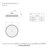 หัวฝักบัว ก้านแข็งทรงกลม 8" รุ่นเทรดดิชั่นนอล KOHLER Traditional K-15990T-CL-CP