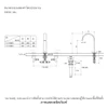 หัวก๊อกอ่างล้างหน้า แบบน้ำร้อน-น้ำเย็น รุ่นคอมโพเนนท์ KOHLER Components K-77966T-CP