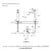 ก๊อกอ่างล้างหน้าสีดำ แบบน้ำร้อน-น้ำเย็นทรงสูง รุ่นทอธ KOHLER Taut K-74026T-4-BL