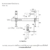 ก๊อกอ่างล้างหน้า แบบน้ำร้อน-น้ำเย็น รุ่นทอธ KOHLER Taut K-74013X-4-CP