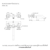 ก๊อกอ่างอาบน้ำสีทอง แบบน้ำร้อน-น้ำเย็น รุ่นคอมโพเนนท์ KOHLER Components K-78014T-9-AF