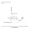 หัวก๊อกอ่างอาบน้ำ แบบลงอ่างอาบน้ำ รุ่นทอธ KOHLER Taut K-74046T-B-CP