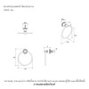 ห่วงแขวนผ้า รุ่นคาพิลาโน KOHLER Capilano™ K-R26684-2BZ