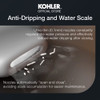 ฝักบัวสีทอง สายน้ำ 3 แบบ พร้อมเทคโนโลยีวอเตอร์ไมด์ รุ่นสเตทเมนท์ KOHLER Statement K-28695T-AF