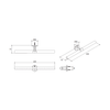 ขอแขวนผ้าเช็ดตัวคู่ รุ่นคอมโพเนนท์ KOHLER Components K-78379T-AF