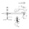 ก๊อกอ่างล้างหน้า แบบน้ำร้อน-น้ำเย็น รุ่น คอมโพเนนท์ KOHLER Components K-EX28096T-4-BN