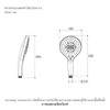 ฝักบัวสีทอง สายน้ำ 3 แบบ รุ่นเรนดูเอท KOHLER Rainduet K-24717T-BRD