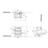ตู้เฟอร์นิเจอร์สำหรับอ่างล้างหน้า รุ่นเฟล็กซี่ 600 KOHLER Flexispace 2.0 K-23784X-DKW