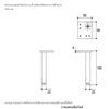 ขาตั้งตู้เฟอร์นิเจอร์ KOHLER K-32251X-MRL