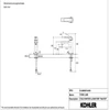 ก๊อกอ่างล้างหน้าสีดำ แบบน้ำเย็น รุ่นฟอร์ ไลน์ KOHLER Fore Line K-30055T-4CD-BL