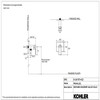 วาล์วน้ำเย็น รุ่นพาราเรล KOHLER Parallel K-38170T-4CD-BL