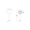 หัวฝักบัวแบบกลม 1 ระดับ รุ่นสเตทเมนท์ KOHLER Statement K-26286T-G-2MB