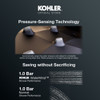 ฝักบัวสีทอง สายน้ำ 3 แบบ พร้อมเทคโนโลยีวอเตอร์ไมด์ รุ่นเรนดูเอท KOHLER Rainduet K-33407T-2MB