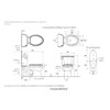 สุขภัณฑ์ แบบสองชิ้น รุ่นเวลเวิร์ธ KOHLER Wellworth K-37884X-C-0