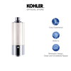 ตัวกรองอาบน้ำฝักบัว รุ่นเอ็กซ์เซล KOHLER Exhale K-33001X-CP