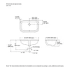 อ่างล้างหน้า แบบฝังใต้เคาน์เตอร์ รุ่น เมลิอัส 590 มม. KOHLER Melius K-36403X-0