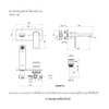 ก๊อกอ่างล้างหน้า แบบน้ำร้อน-น้ำเย็น แบบติดผนัง รุ่นพาราเลล KOHLER Parallel K-23485T-B4-CP