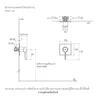 ชุดฝาครอบและวาล์วฝังกำแพง แบบน้ำร้อน-น้ำเย็น รุ่นทอธ KOHLER Taut K-24573X-4A-CP