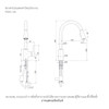 ก๊อกอ่างล้างจาน แบบน้ำร้อน-น้ำเย็น รุ่นทอธ KOHLER Taut K-21366T-4-CP