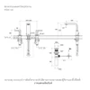 ก๊อกอ่างล้างหน้า แบบน้ำร้อน-น้ำเย็น รุ่นพาราเลล KOHLER Parallel K-23484T-4-CP