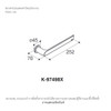 ห่วงแขวนผ้า รุ่นอะวิด KOHLER Avid K-97498X-CP