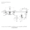 ก๊อกอ่างล้างหน้าสีทอง แบบน้ำร้อน-น้ำเย็น รุ่นคอมโพส KOHLER Composed K-73060X-4-BV